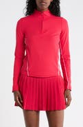 90 DEGREE BY REFLEX Tennis Interlock Half Zip Pullover