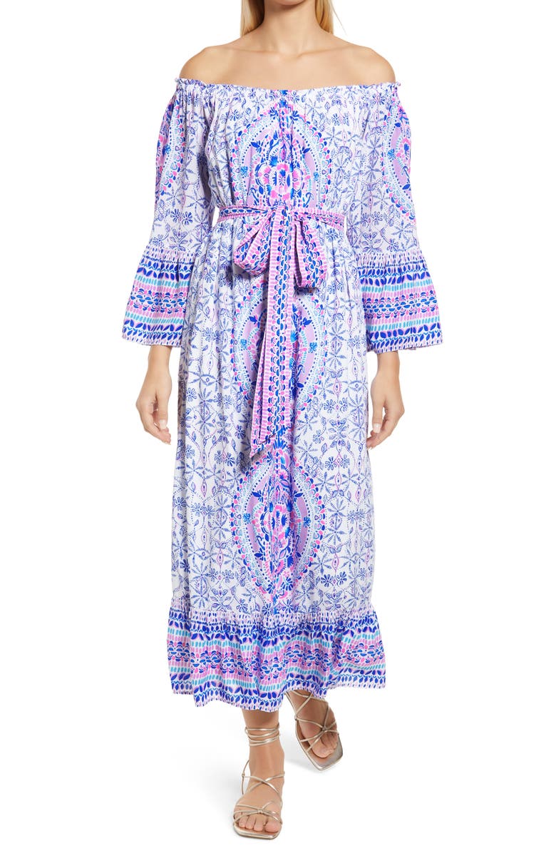 Lilly Pulitzer<sup>®</sup> Abigale Off the Shoulder Dress, Main, color, 