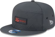 New Era Men's New Era Charcoal Cincinnati Bengals 2025 Sideline Cold Weather Split Panel 9FIFTY Snapback Hat
