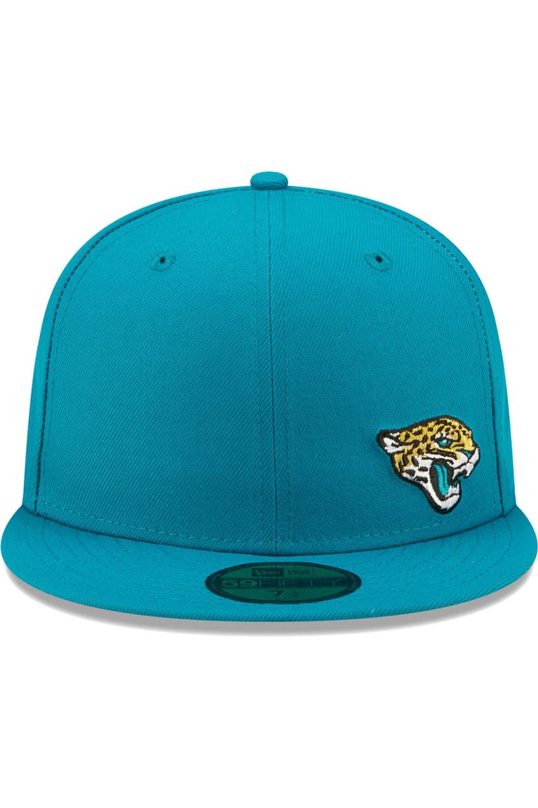 Men's New Era Teal Jacksonville Jaguars  Flawless 59FIFTY Fitted Hat, Alternate, color, Teal