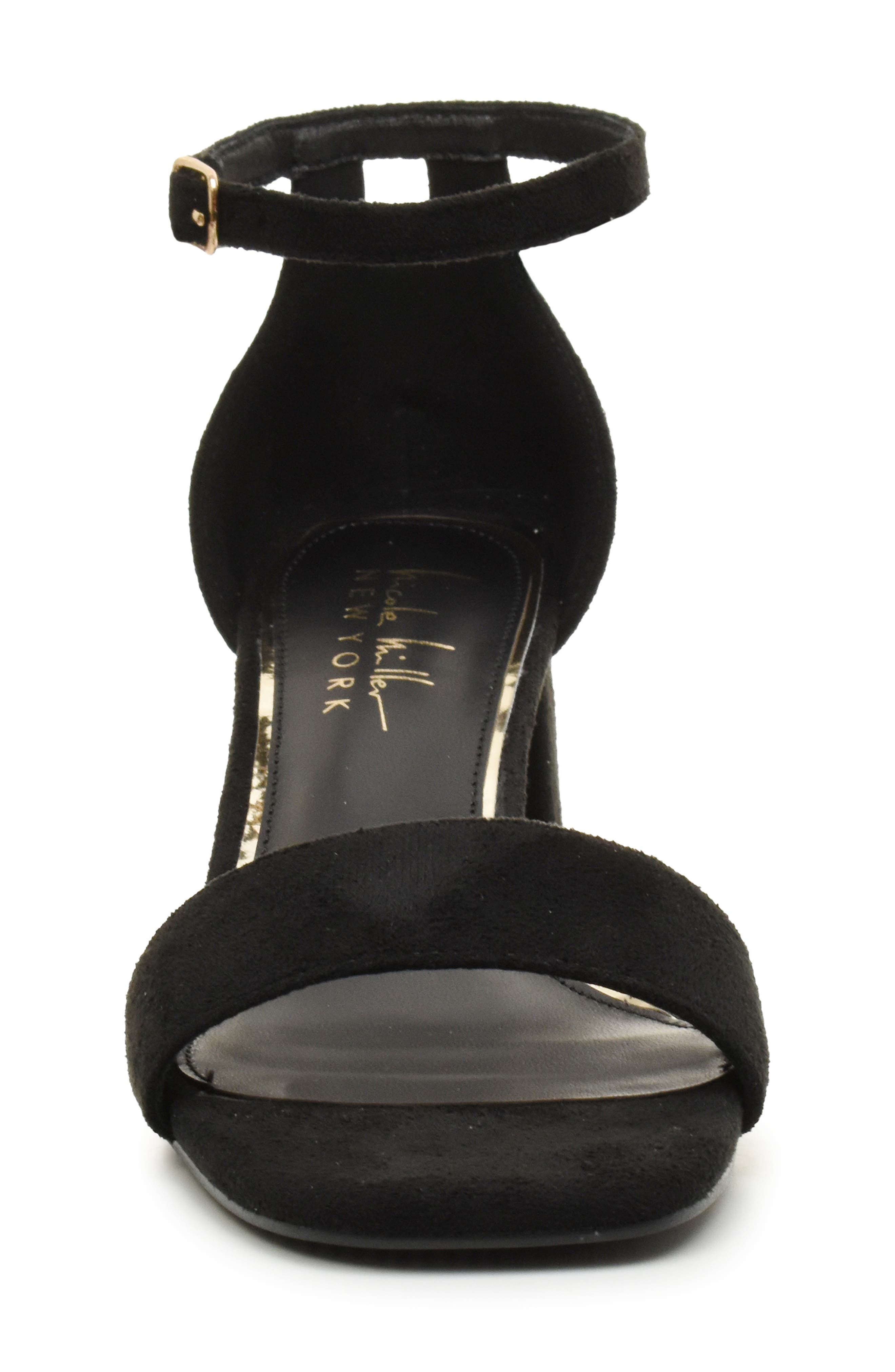 Block Heel Sandal, Alternate, color, BLACK MICRO