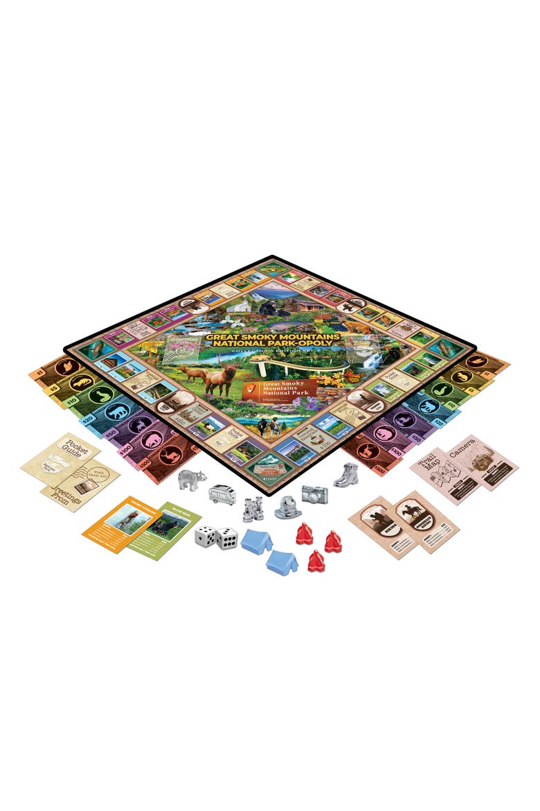 Great Smoky Mountains Opoly, Alternate, color, Multicolor