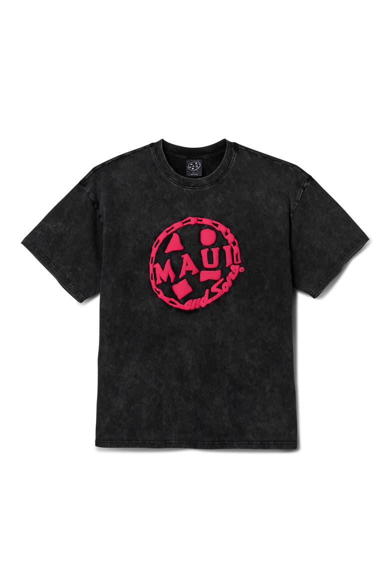 Chain Cookie Boxy Fit Cotton Graphic T-Shirt, Alternate, color, BLACK