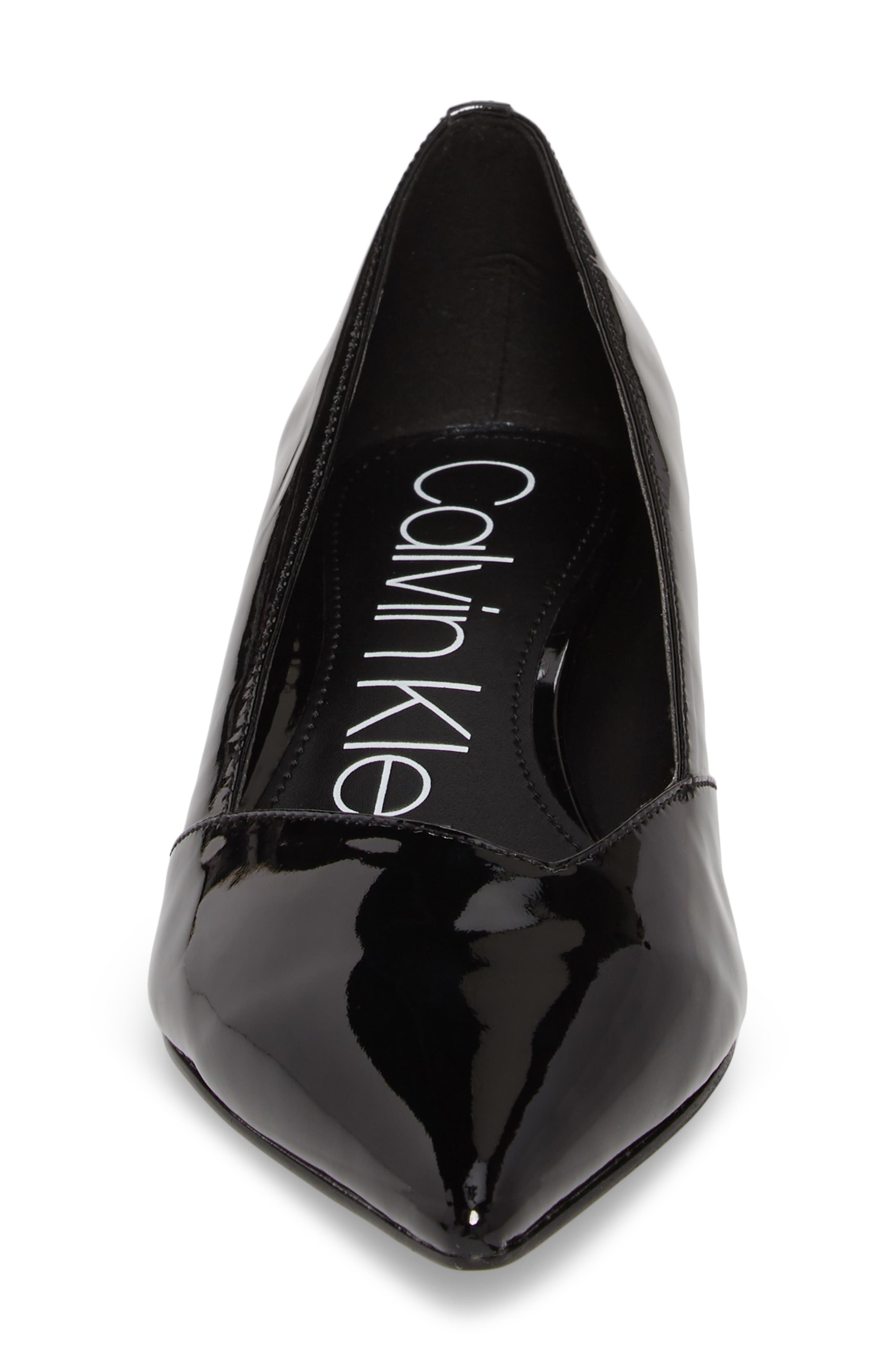 Mai Kitten Heel Pump, Alternate, color, BLACK LEATHER