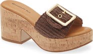 Chocolat Blu Gani Platform Slide Sandal