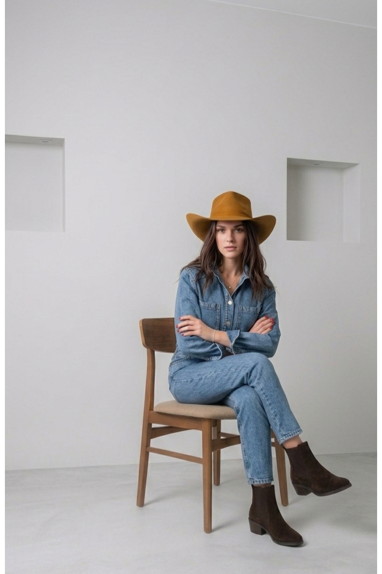 The Billie Premier Western Cowboy Hat, Alternate, color, Brown