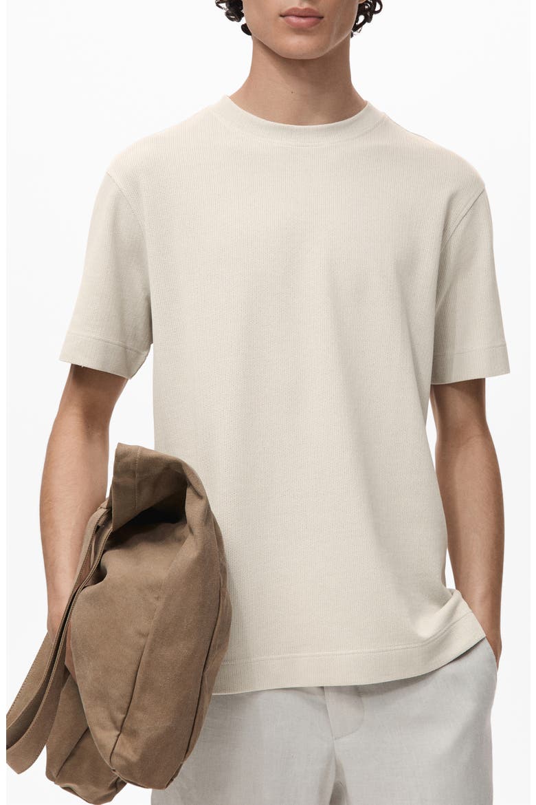 Solid Cotton T-Shirt, Main, color, ICE GREY