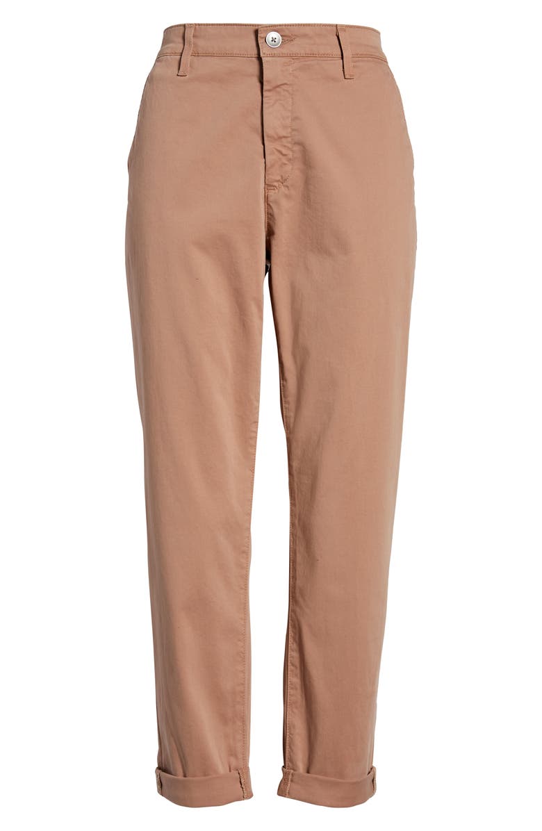 AG Caden Crop Twill Pants, Alternate, color, Mauve Orchid