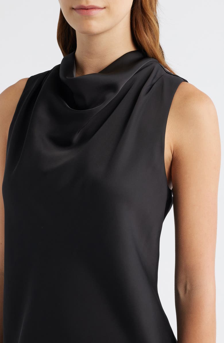 Sam Edelman Cowl Neck Maxi Dress, Alternate, color, Black