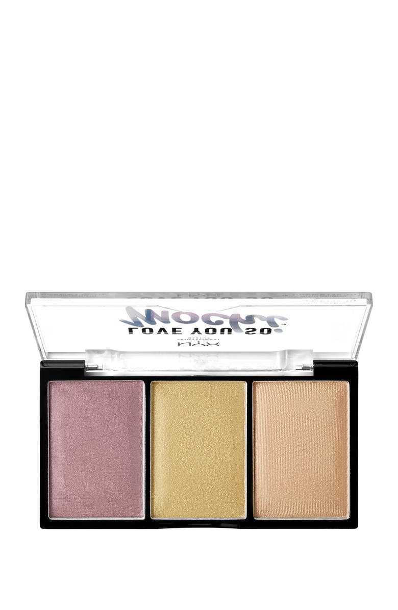 NYX PROFESSIONAL MAKEUP Love You So Mochi Highlighter Palette, Main, color, 