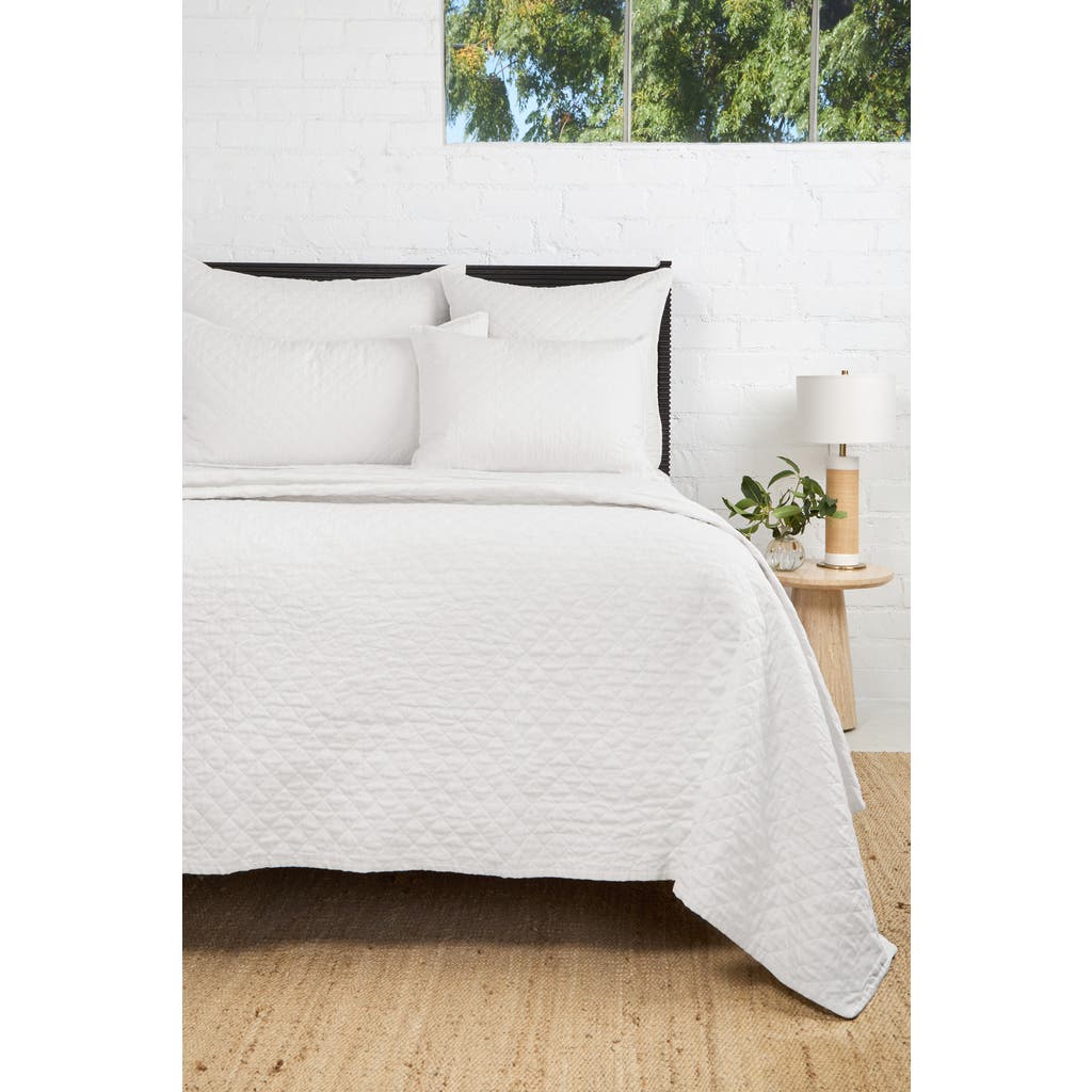 Pom Pom At Home Hampton Quilt In White