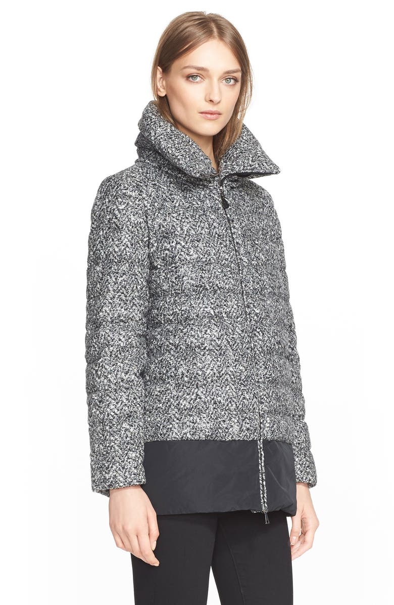 Moncler 'Dauphin' Water Resistant Tweed Down Puffer Coat, Main, color, 