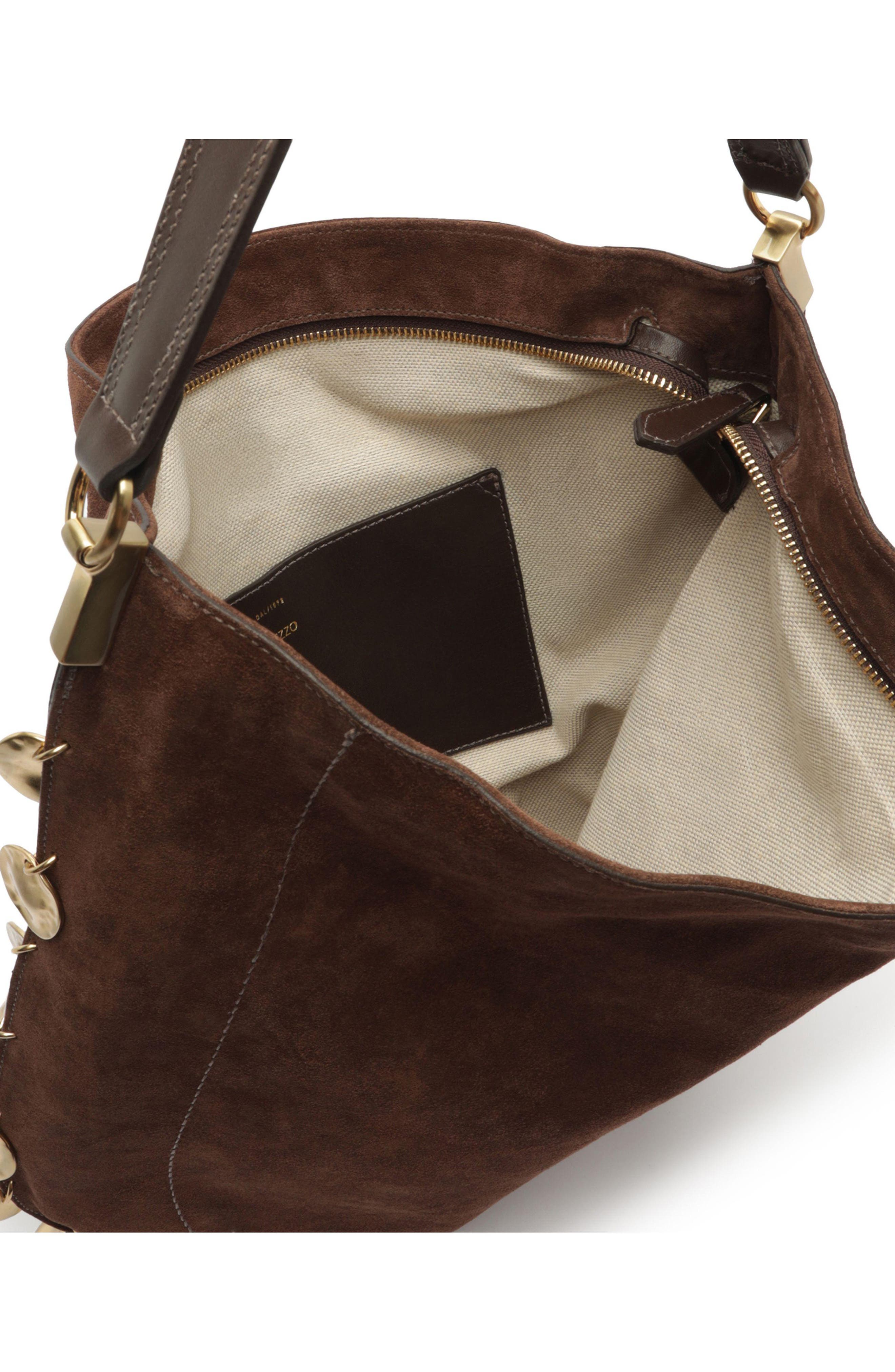 Kira Large Leather Hobo Bag, Alternate, color, NEW COCOA