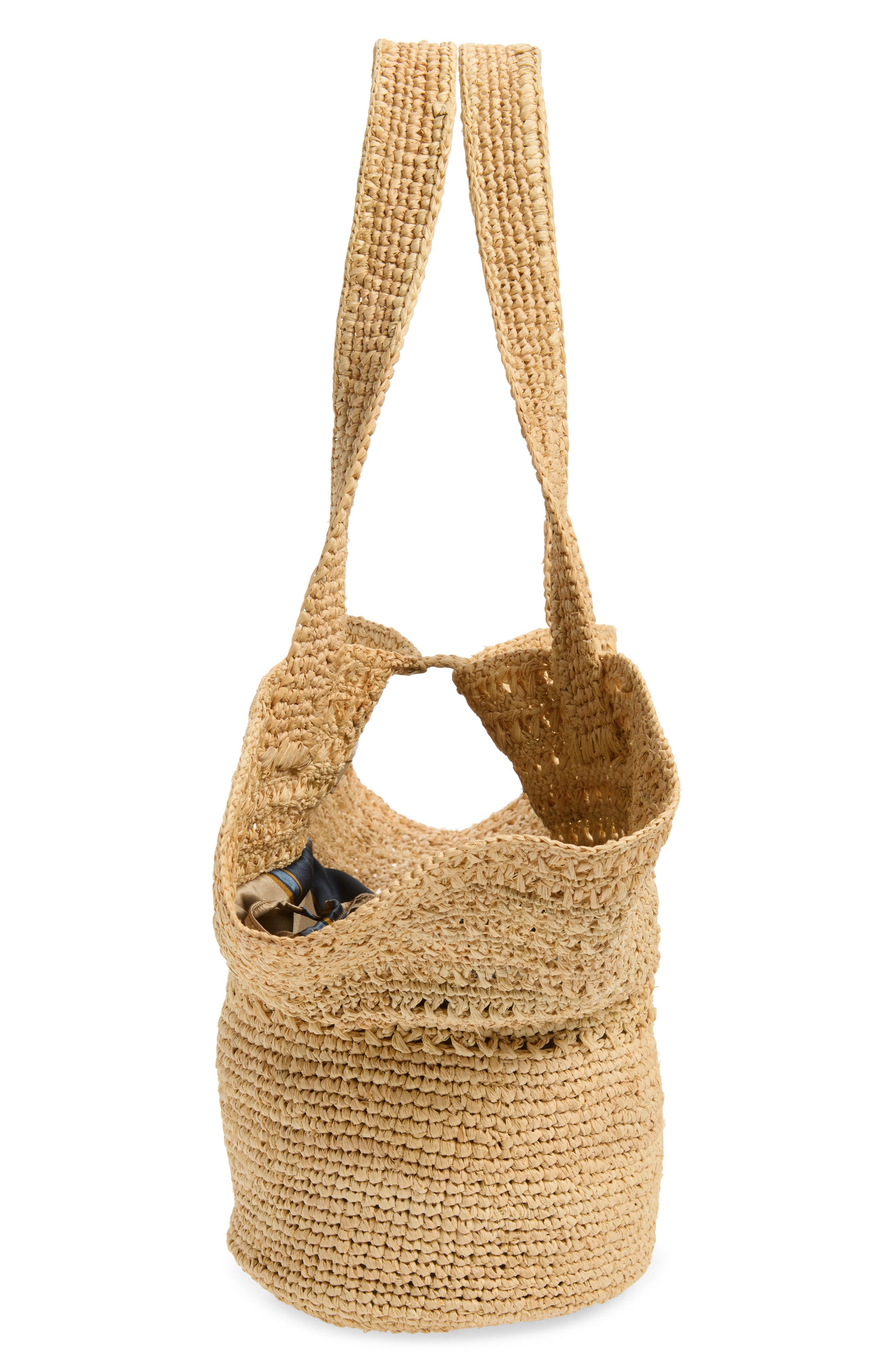 Reformation Sonia Raffia Hat Bag, Alternate, color, Natrual Raffia
