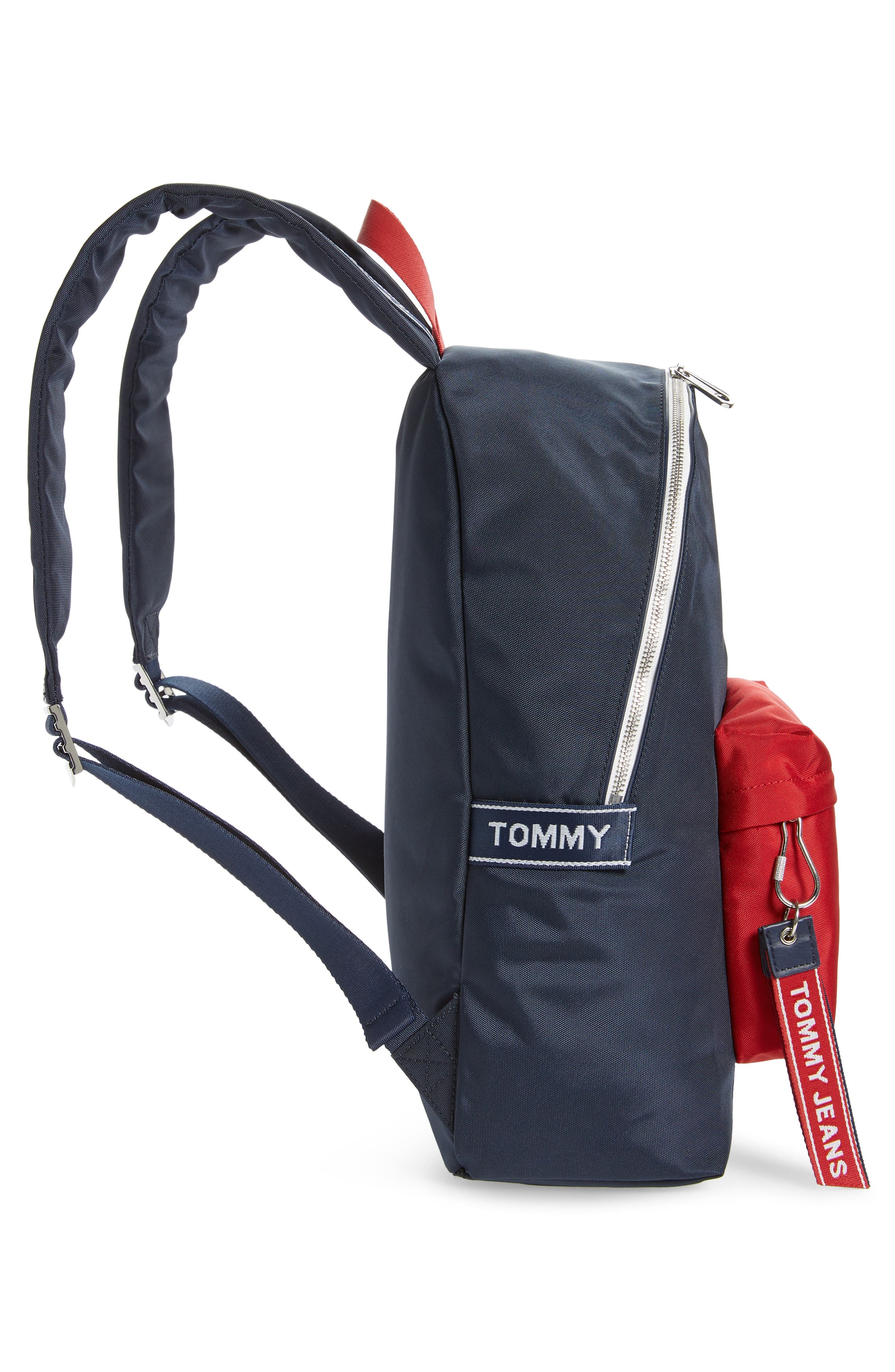 TOMMY JEANS Water Resistant Logo Backpack, Alternate, color, 