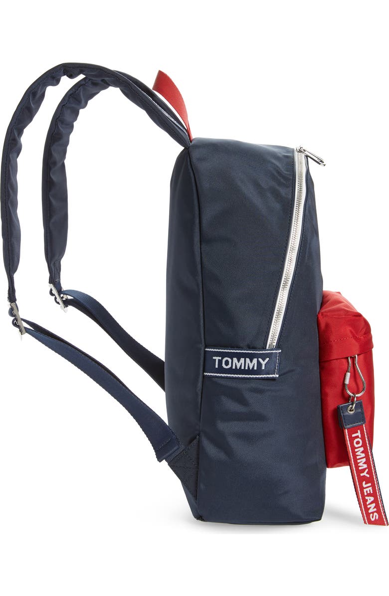 TOMMY JEANS Water Resistant Logo Backpack, Alternate, color,