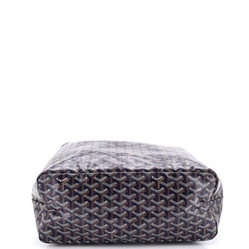 Pre-owned Goyard Goyard Saint Louis Tote Coated Canvas Pm In Pink