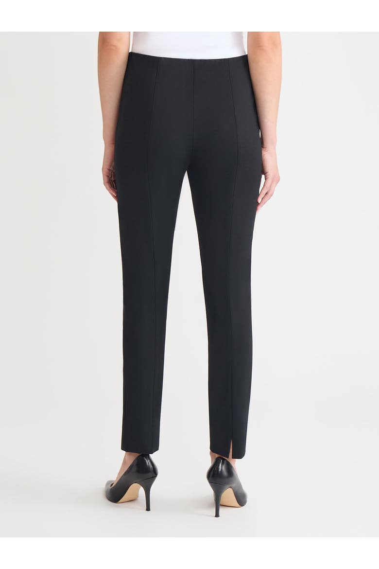 Nia Slim Leg LuxeStretch Ponte Pant, Alternate, color, Black