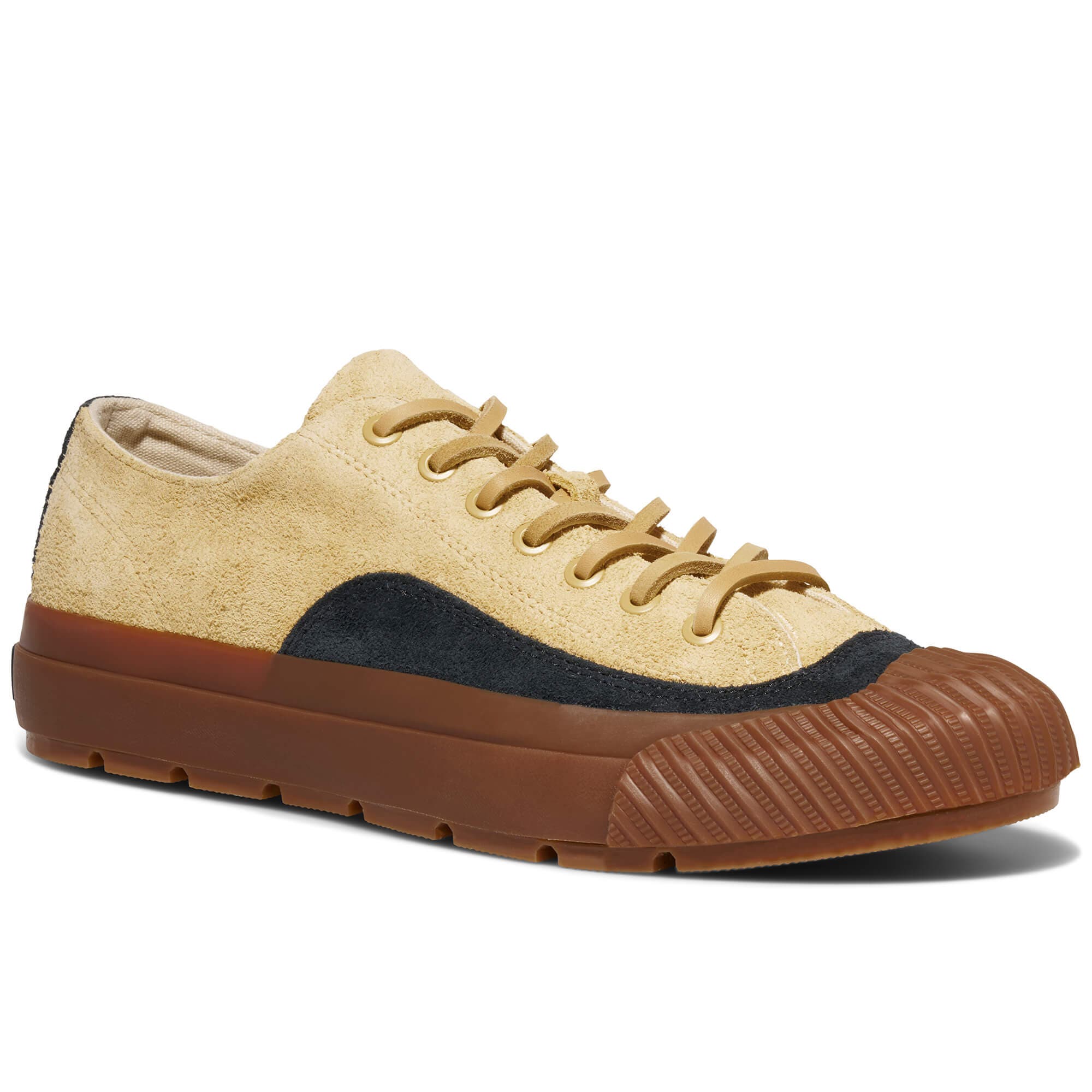 P.F. Flyers Grounder Field-Spec Low Top Suede Sneaker, Main, color, Wheat-Gum
