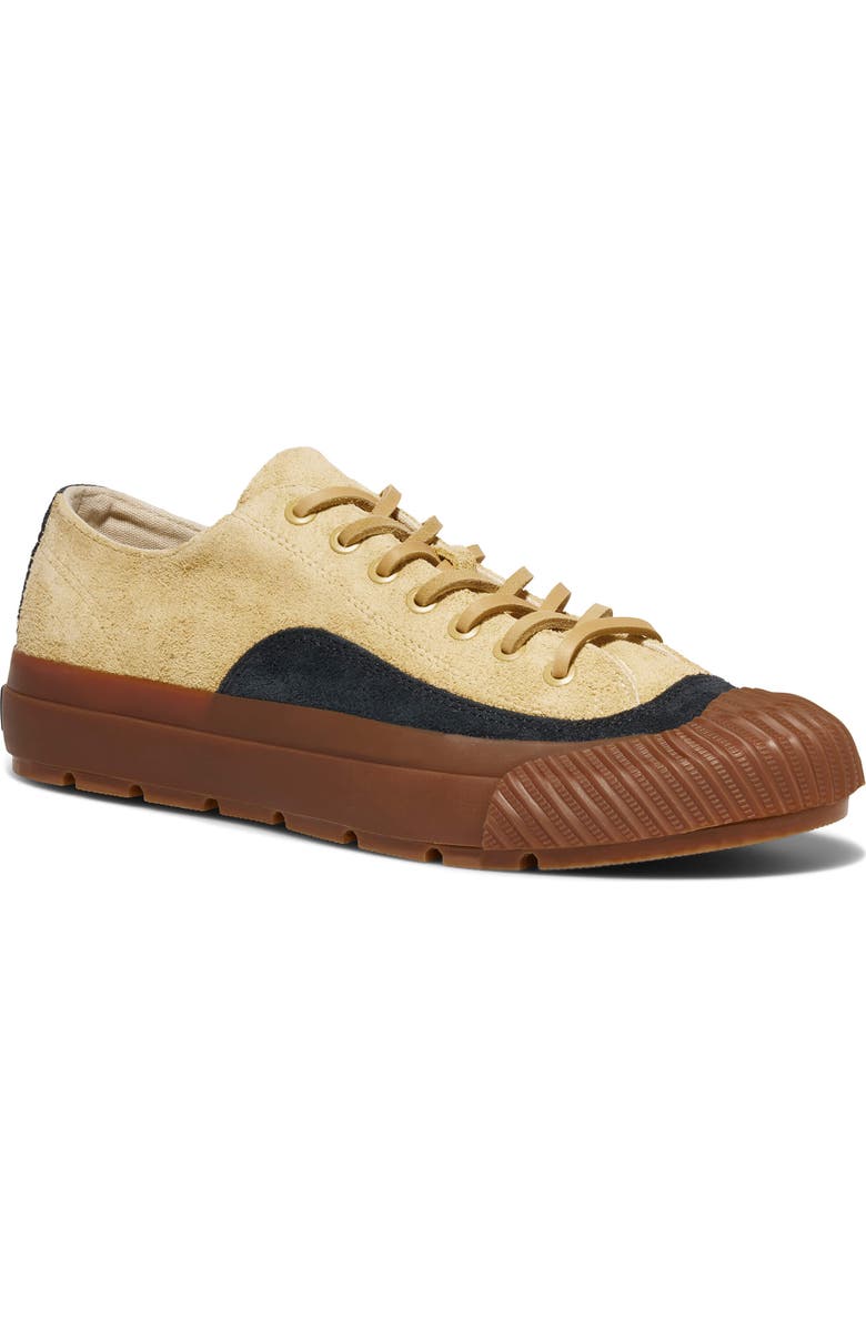 P.F. Flyers Grounder Field-Spec Low Top Suede Sneaker, Main, color, Wheat-Gum
