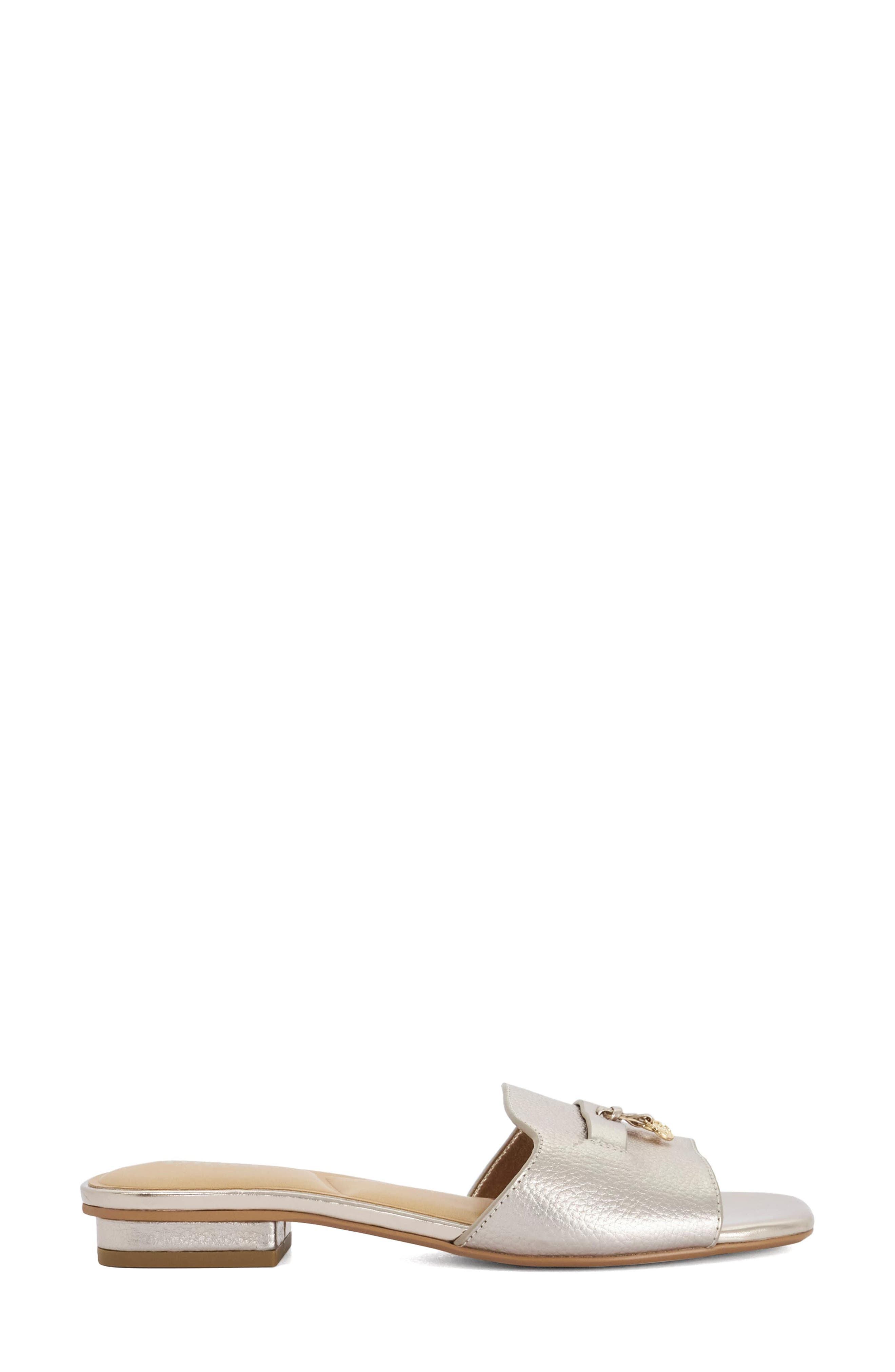 Lindo Slide Sandal, Alternate, color, GOLD