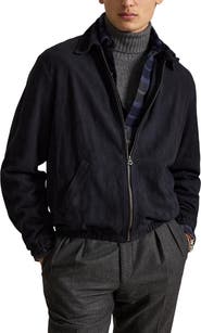 Polo Ralph Lauren Sheep Suede Bomber Jacket