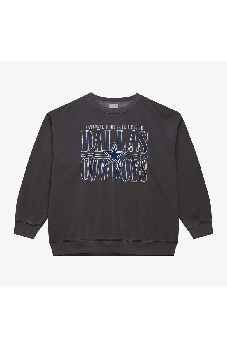 Mitchell & Ness Men's Mitchell & Ness Black Dallas Cowboys Downtown Collection Fleece Sweatshirt, Main, color, Black
