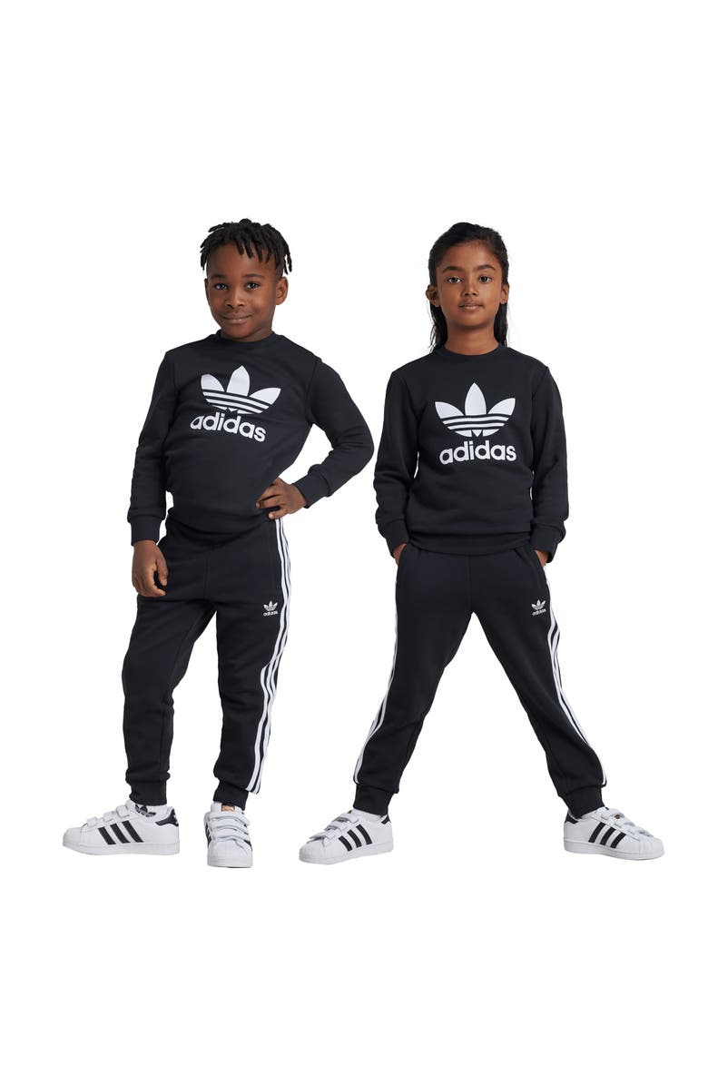 adidas Kids' Adicolor Lifestyle Graphic Sweatshirt & Joggers Set, Alternate, color,
