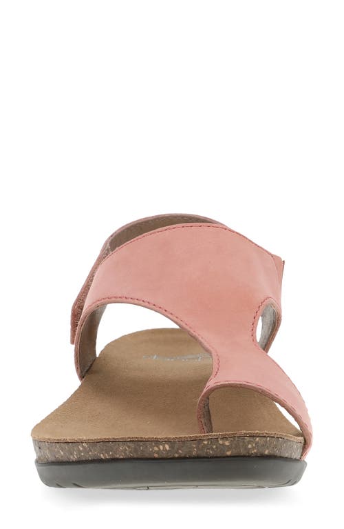 Dansko Reece Sandal In Rose Nubuck