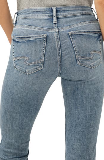 Suki Curvy Mid Rise Slim Bootcut Jeans