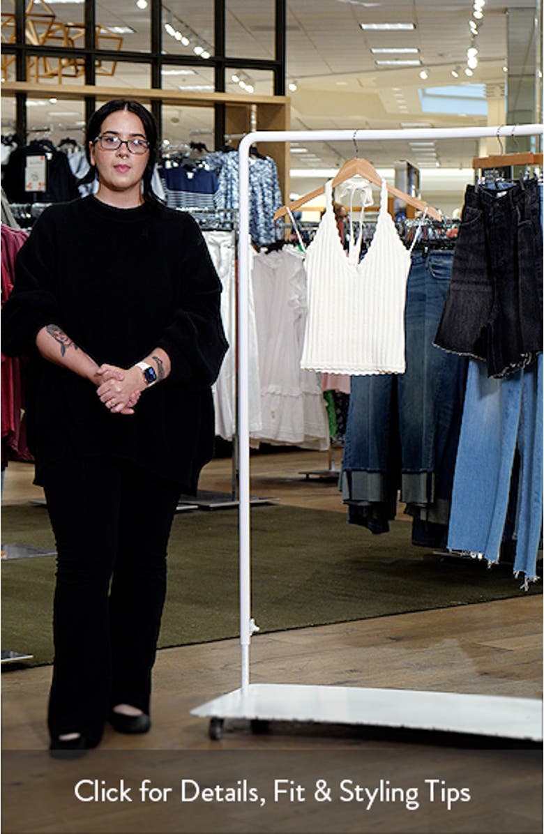 x Devon Lee Carlson Christina Halter Sweater Tank, sales video thumbnail