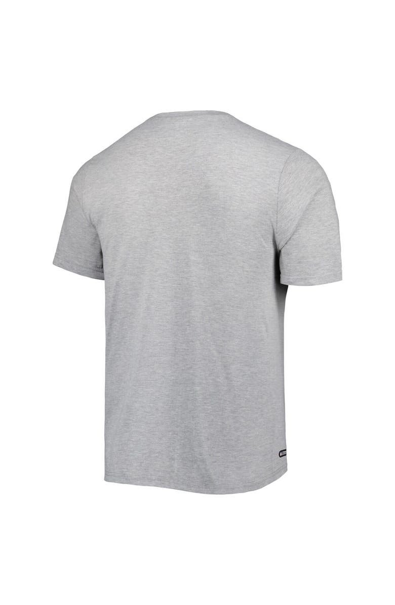 New Era Men's New Era Heathered Gray Los Angeles Rams Combine Authentic Red Zone T-Shirt, Alternate, color, Heather Gray