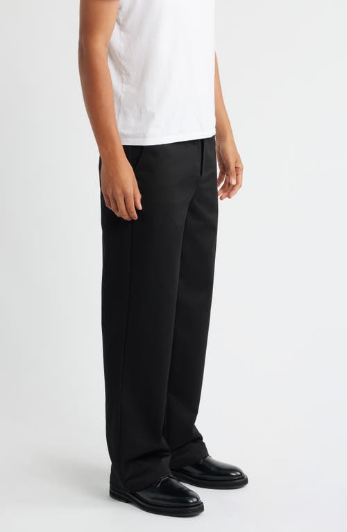 Krost Cotton Wide Leg Pants In Black
