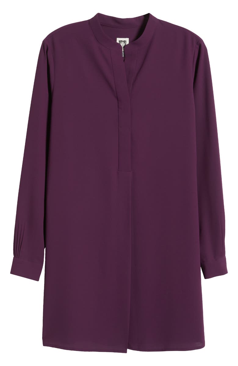 Anne Klein Long Sleeve Woven Tunic, Alternate, color,