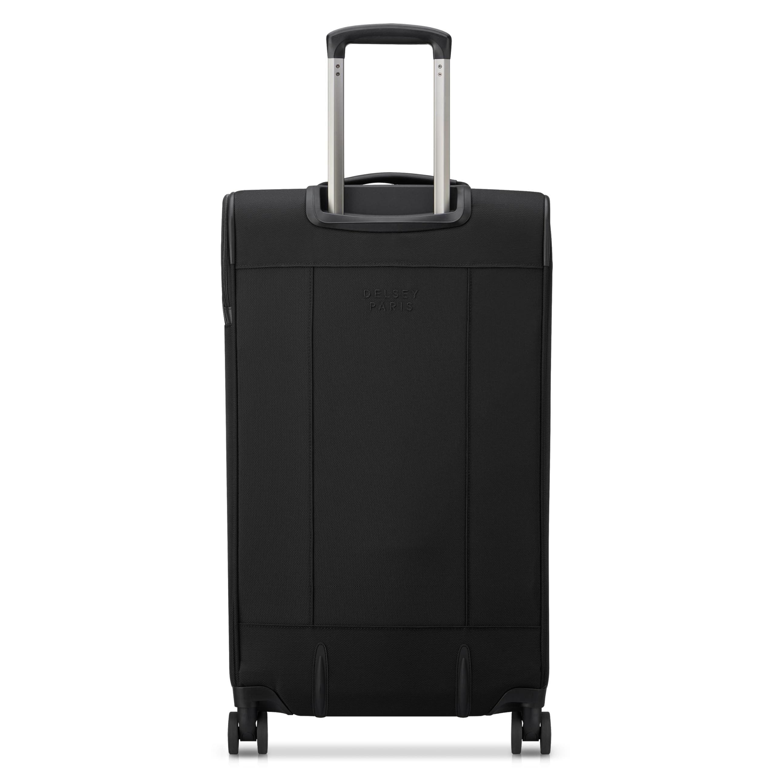 Delsey Paris Wagram 26" Trunk Softside Expandable Luggage with Spinner Wheels, Alternate, color, Black