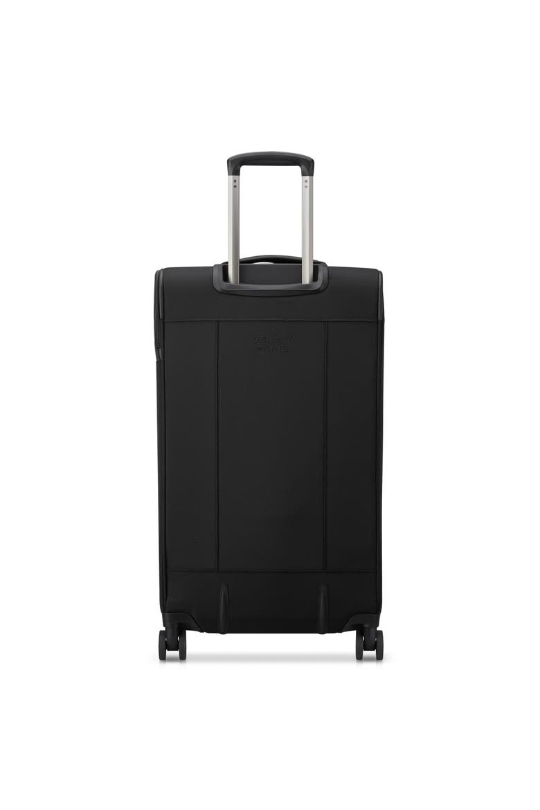 Wagram Softside Expandable 26" Medium Checked Spinner Luggage, Alternate, color, Black