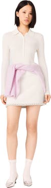 maje Ribbed Polo Sweater