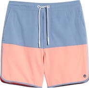 johnnie-O Tully Colorblock Swim Trunks