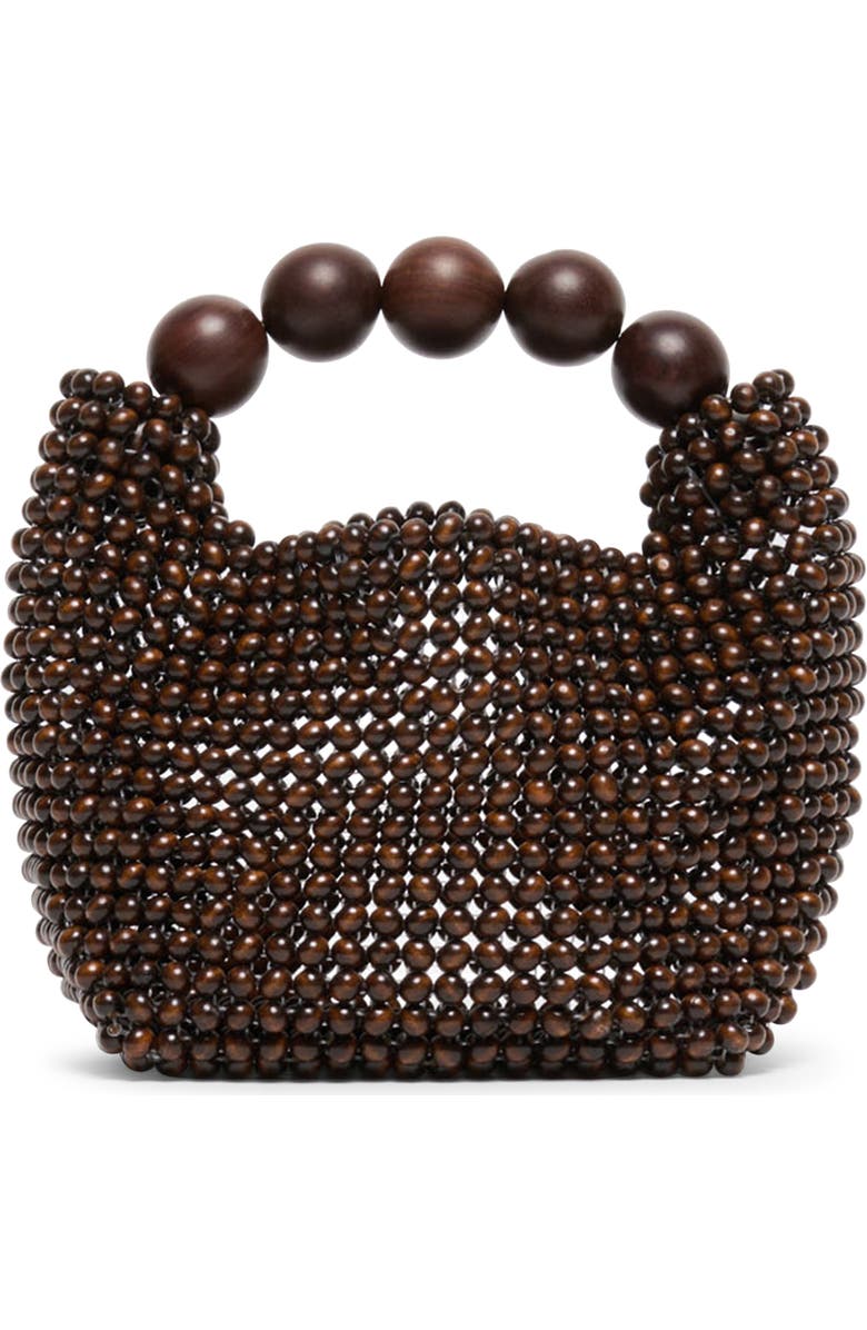 Dolce Vita Clover Bead Top Handle Bag, Main, color, Chocolate