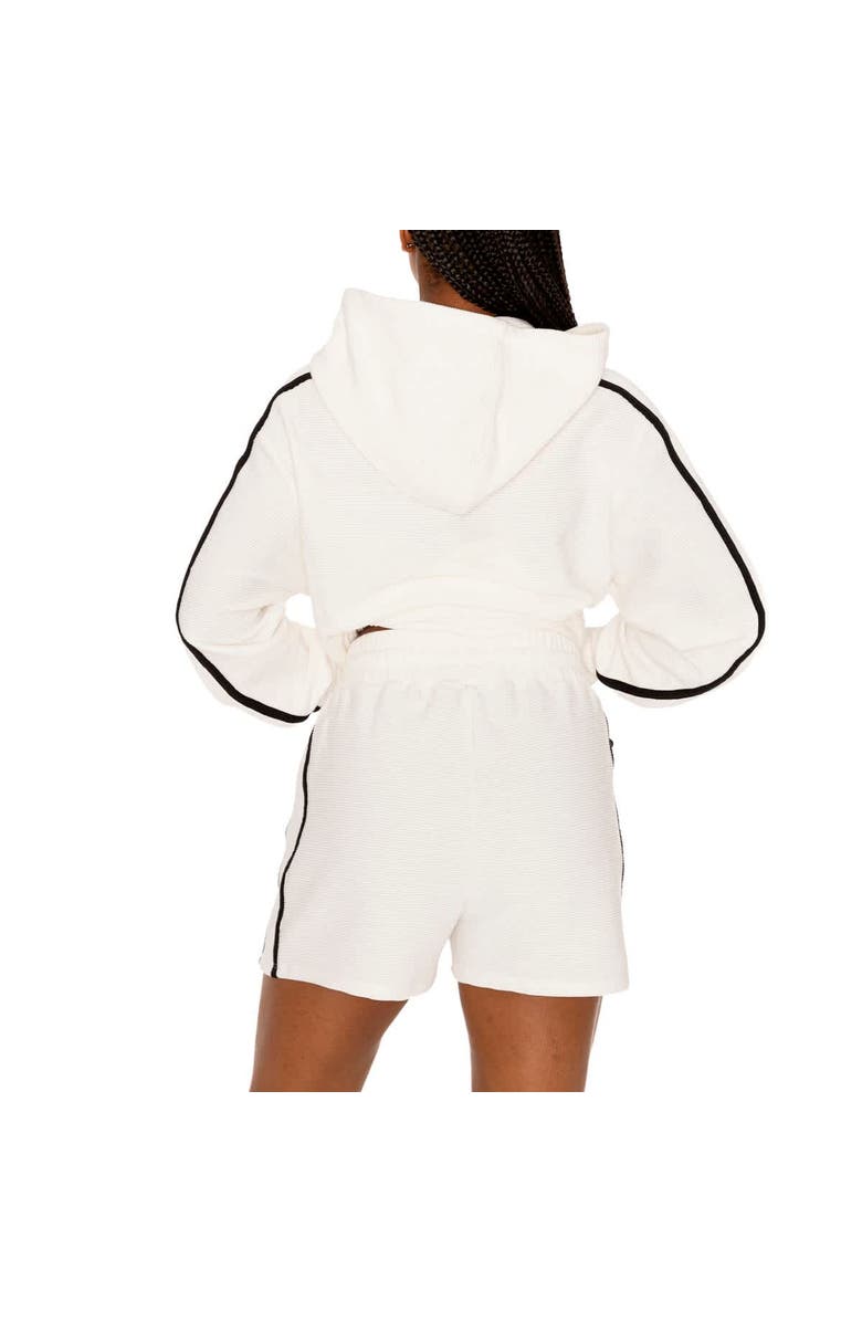 GAMEDAY COUTURE Women's Gameday Couture Cream Florida Gators Down, Set, Go Pullover Hoodie and Shorts Set, Alternate, color, Cream