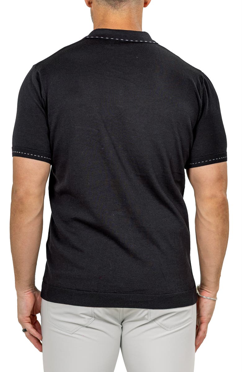 Maceoo Marthy Black Polo, Alternate, color,