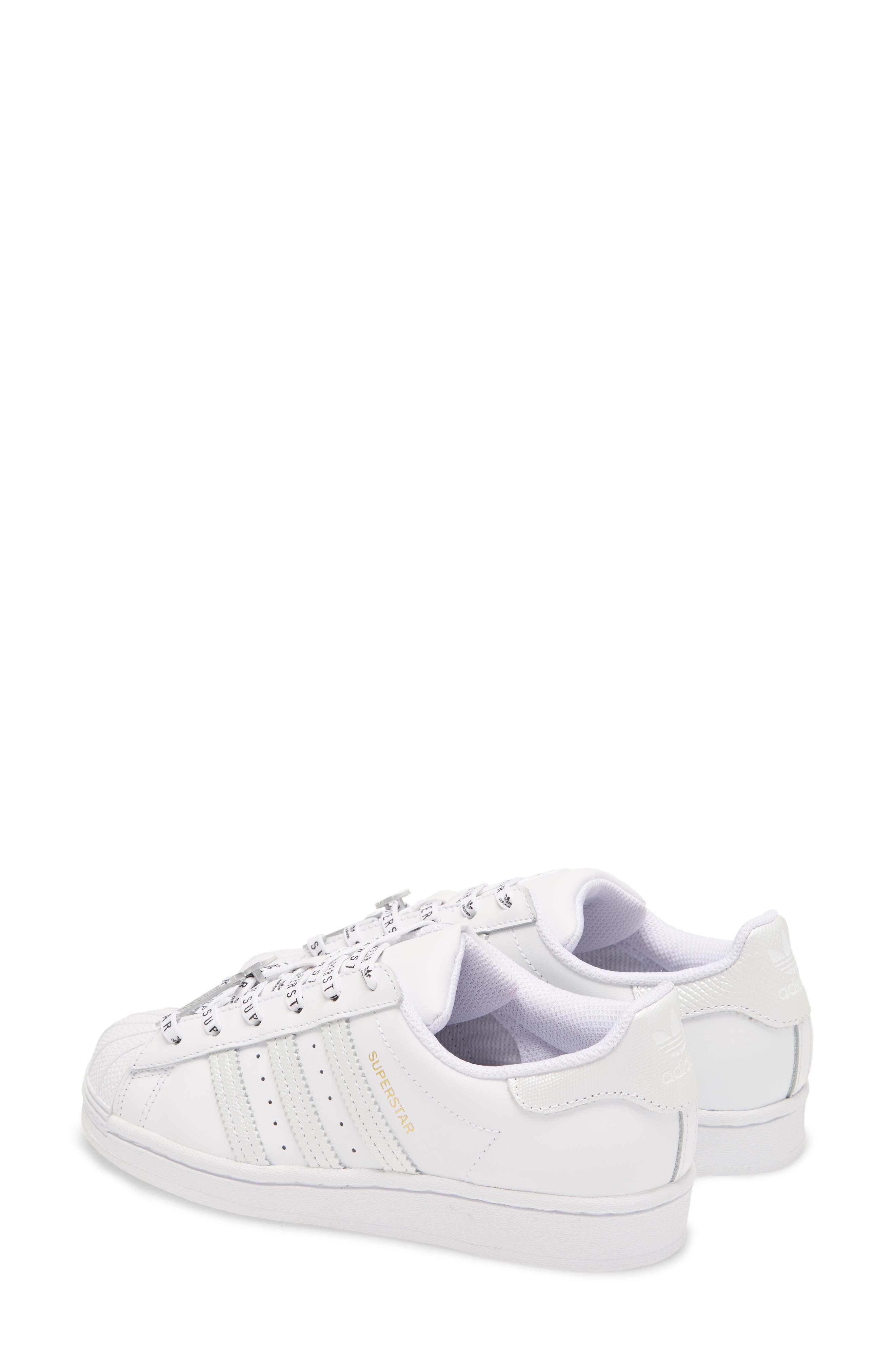 Superstar Sneaker, Alternate, color, WHITE/ WHITE/ CORE BLACK