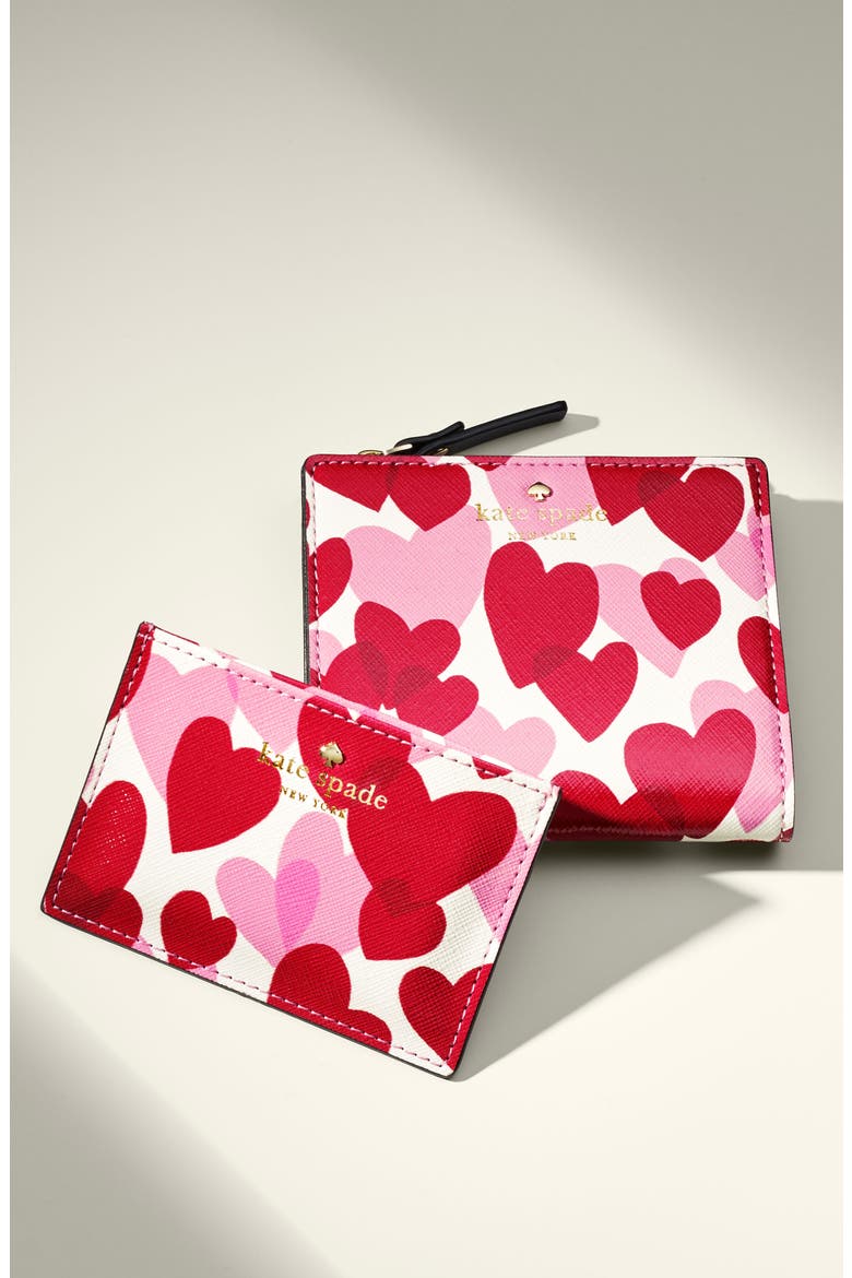 yours truly adalyn faux leather wallet, Alternate, color, HEART PARTY
