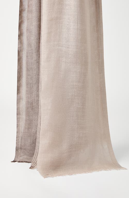 Brunello Cucinelli Linen And Silk Scarf In Yuta
