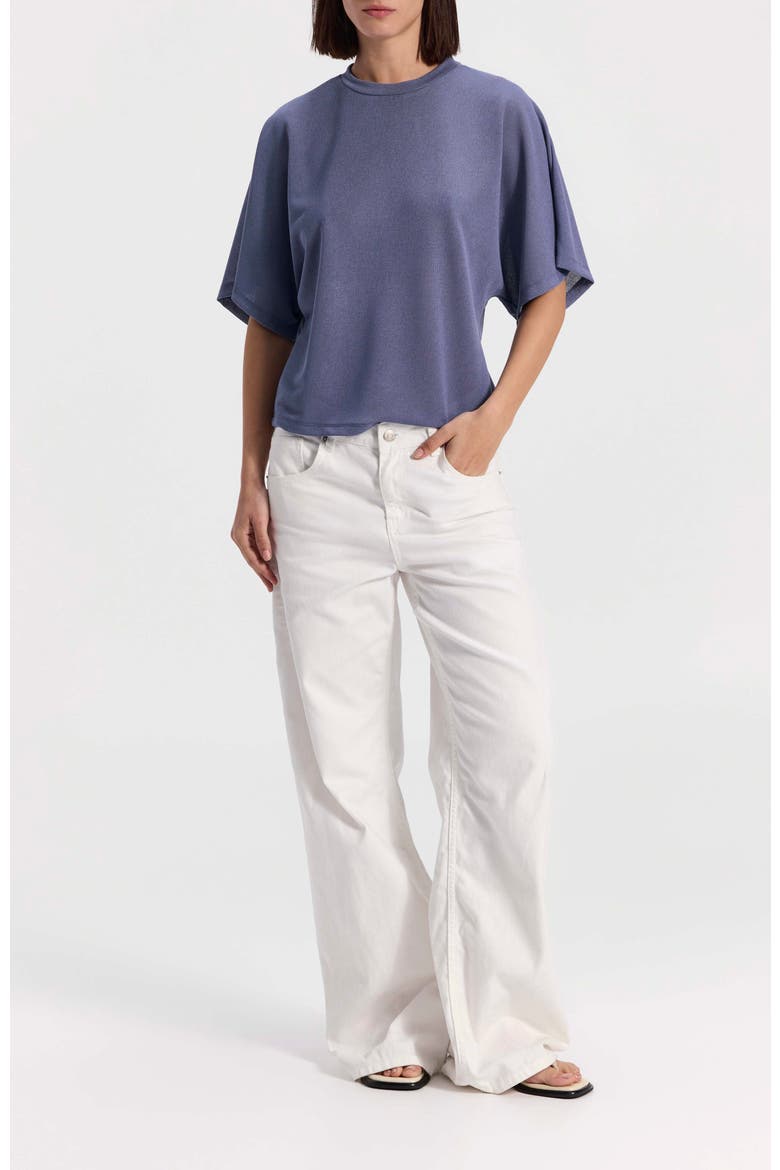 Mid-Rise Extra Wide-Leg Jeans, Alternate, color, White