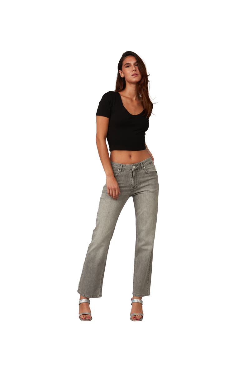 Lola Jeans Denver High Rise Straight Jeans, Alternate, color,