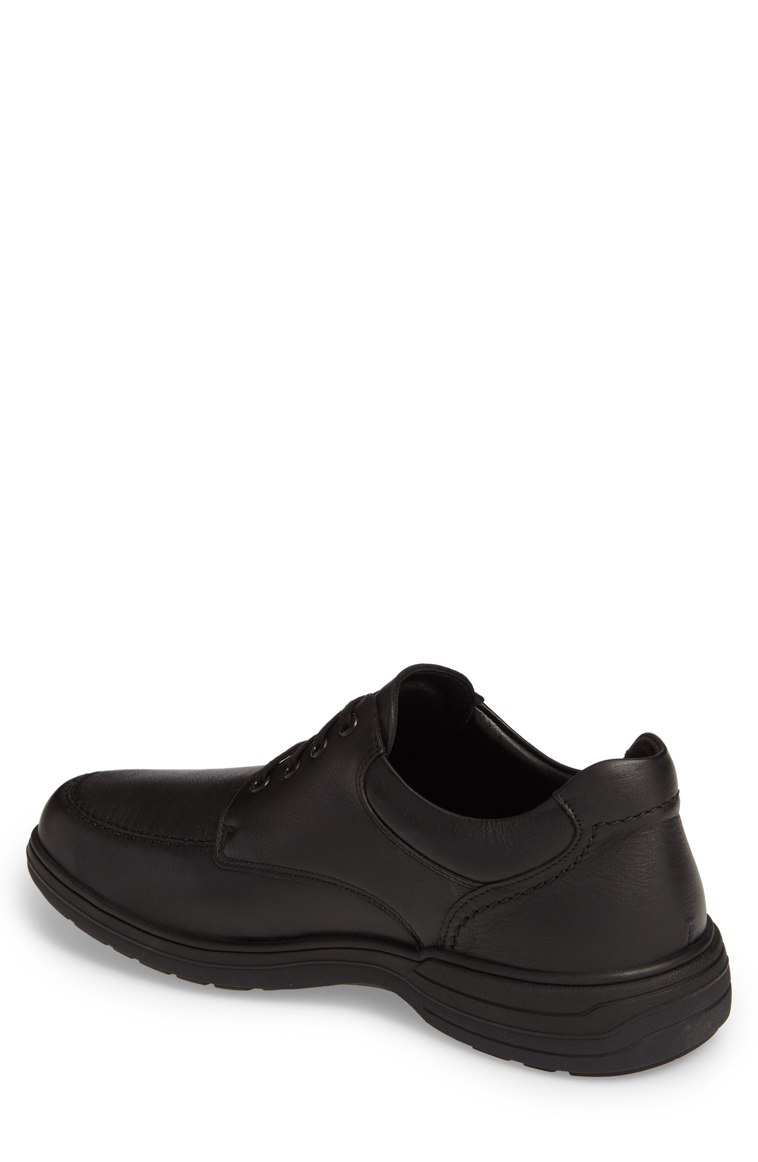 Mephisto Douk HydroProtect Waterproof Moc Toe Derby, Alternate, color, Black Calfskin