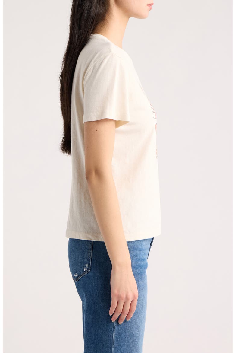 Classic Just a Girl Graphic Cotton T-Shirt, Alternate, color, VINTAGEWHITE