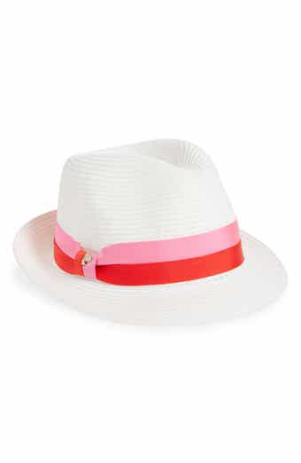 Kate Spade New York trilby bicolor band fedora hat