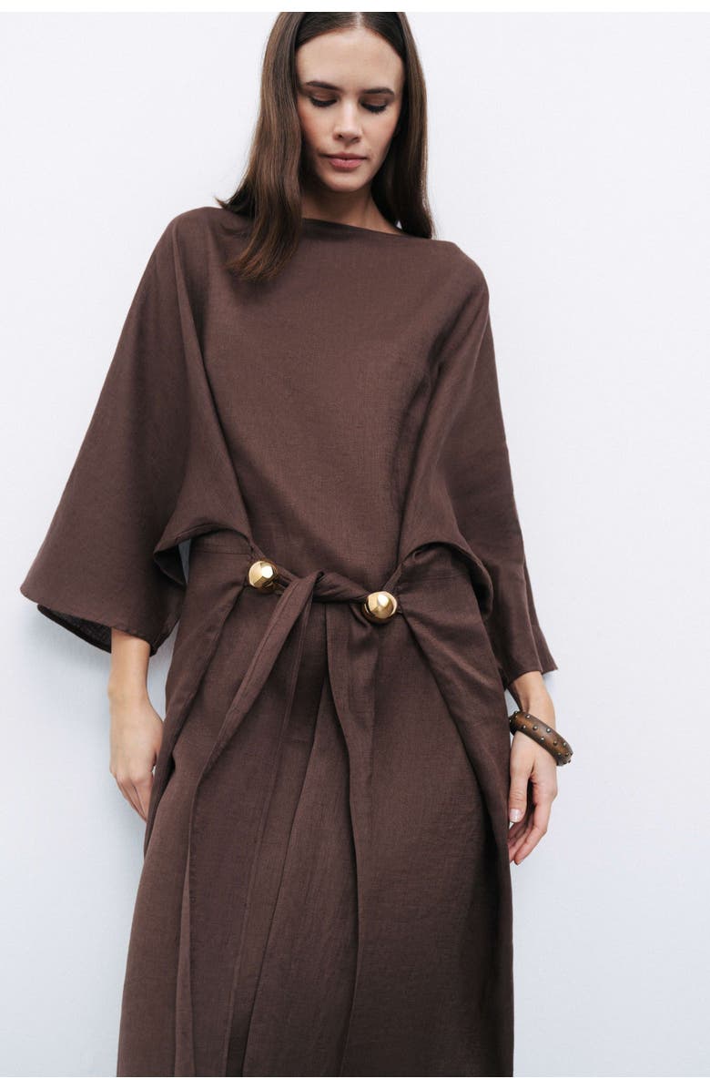 Nocturne Accessory Detailed Midi Dress, Alternate, color, 